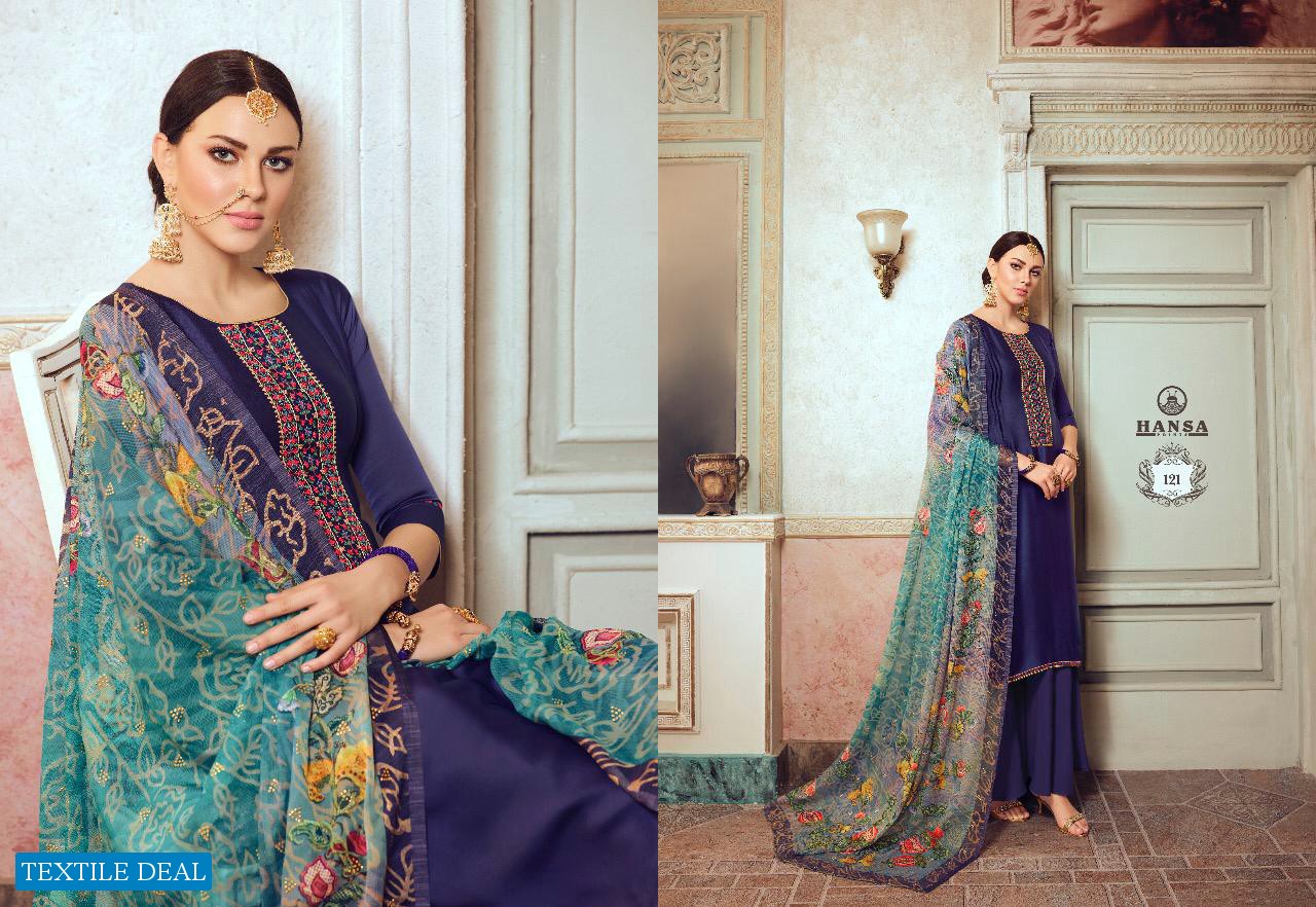 HANSA HUSNA ARA HRIDYA SATIN GEORGETTE EMBROIDERY SALWAR KAMEEZ