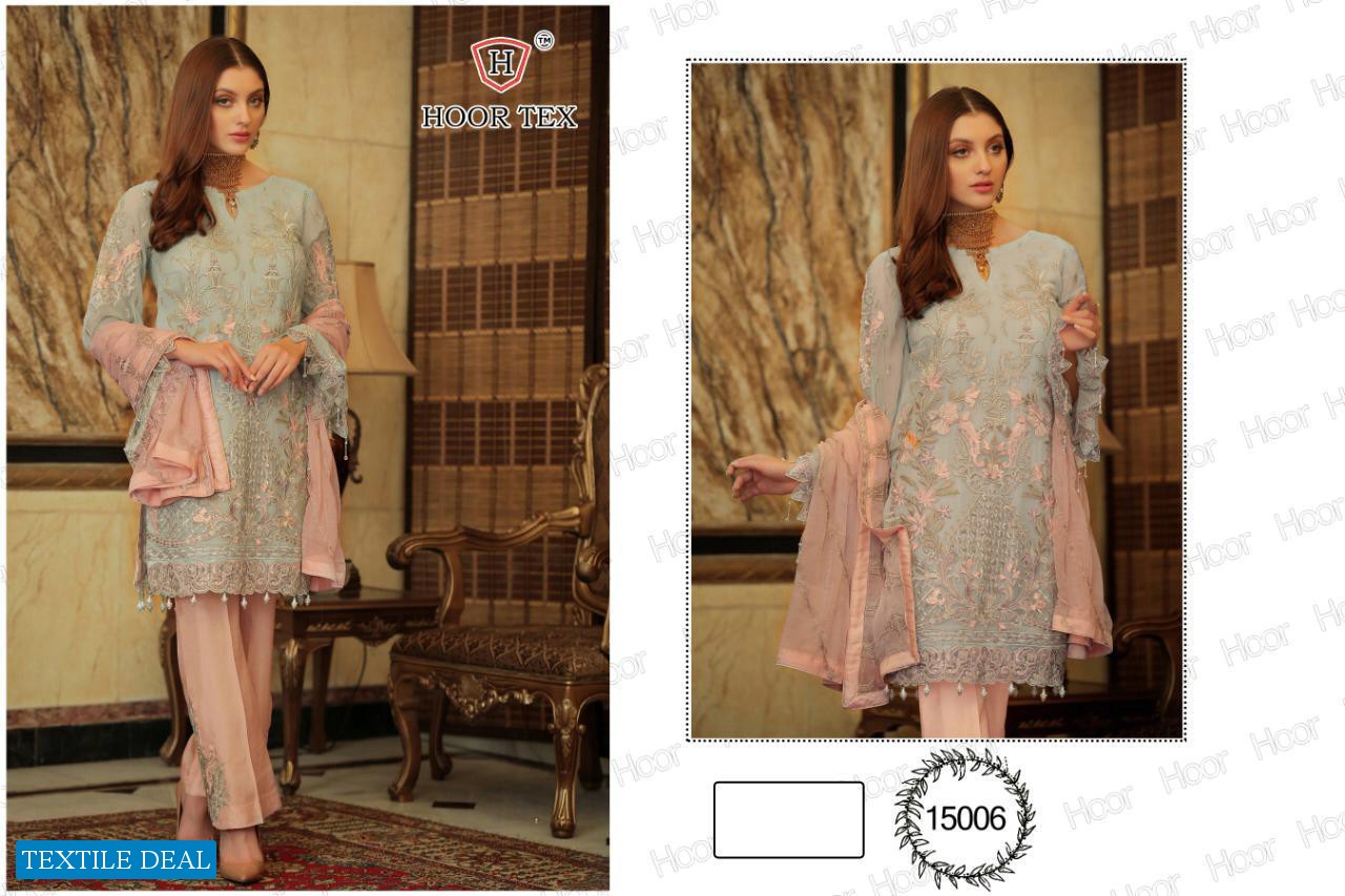 HOOR TEX BEAUTIFUL VOL 1 GEORGETTE WORK PAKISTANI SUITS COLLECTION