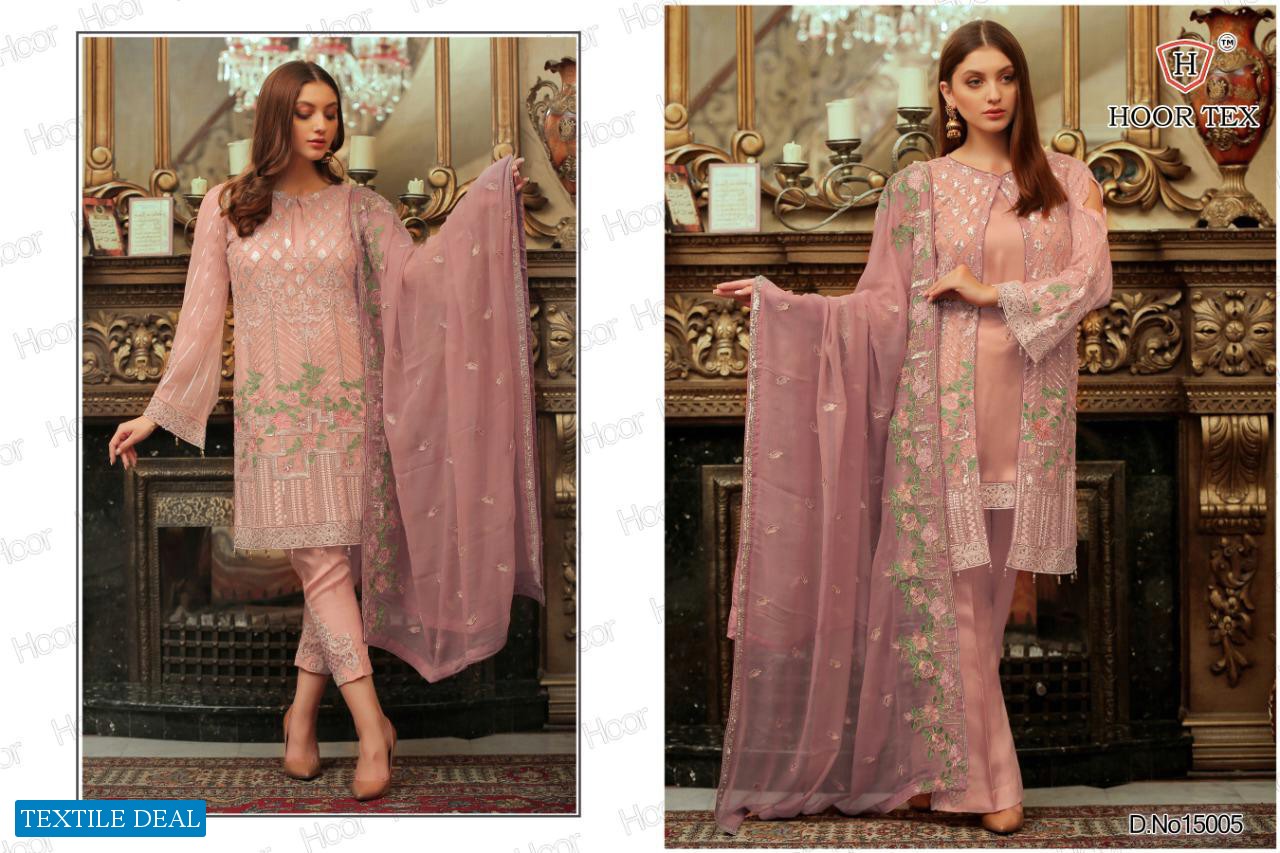 HOOR TEX BEAUTIFUL VOL 1 GEORGETTE WORK PAKISTANI SUITS COLLECTION