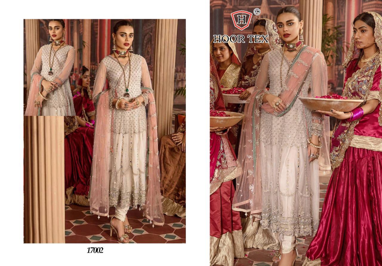 HOOR TEX SENORITA VOL 1 PAKISTANI STYLE NETT EMBROIDERED SUITS