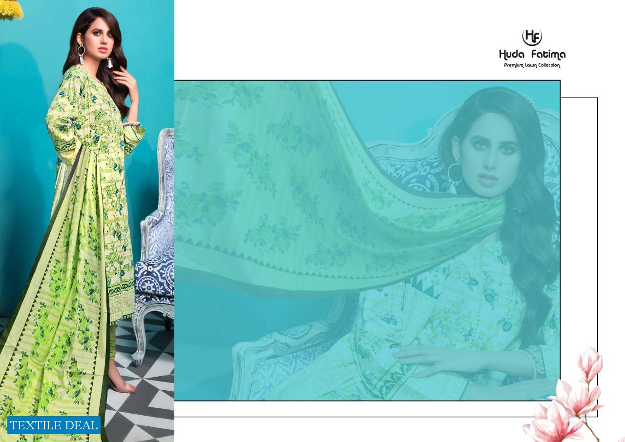 HUDA FATIMA PREMIUM LAWN COLLECTION VOL 1 PURE CAMBRIC CASUAL WEAR SALWAR SUITS