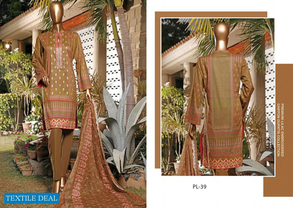 HZ Premium Lilac Lawn Collection 2021 Wholesale Pakistani Dress