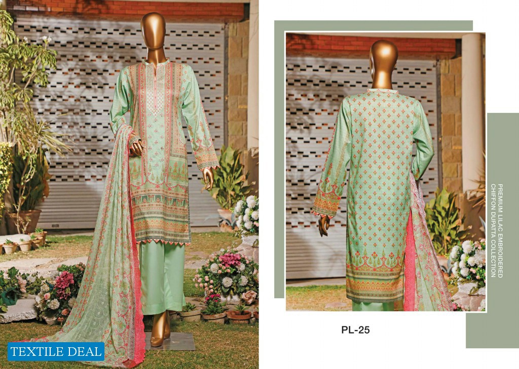 HZ Premium Lilac Lawn Collection 2021 Wholesale Pakistani Dress