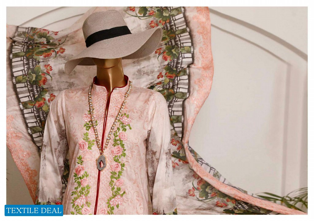 HZ Textile Premium Digital Embroidered Collection Wholesale branded Pakistani Salwar Suits