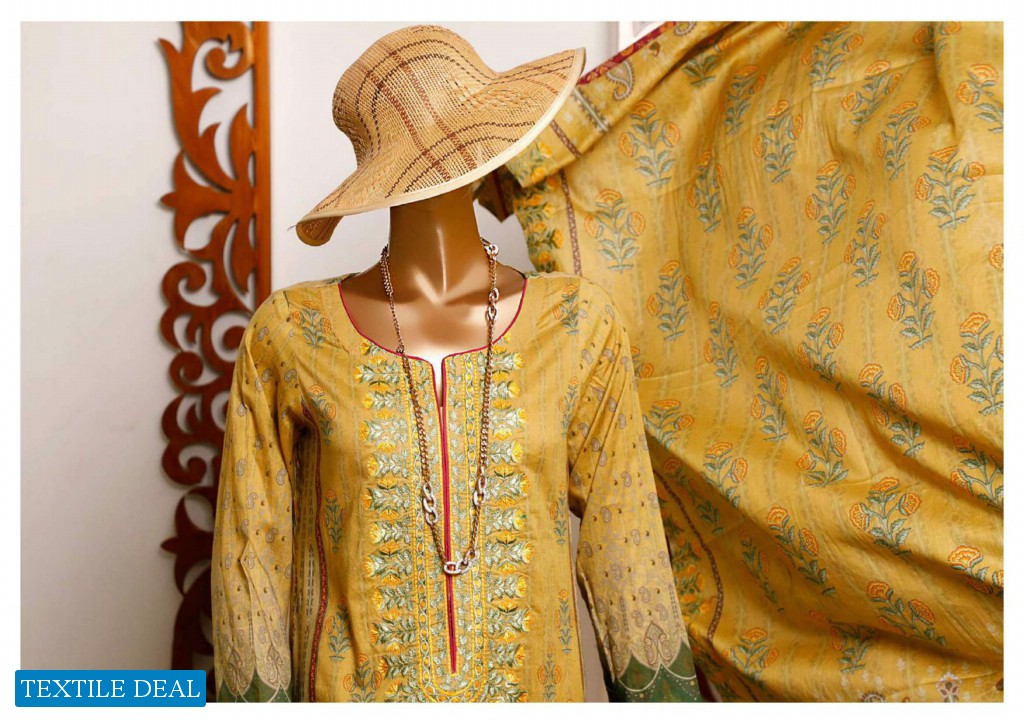 HZ Textile Premium Digital Embroidered Collection Wholesale branded Pakistani Salwar Suits