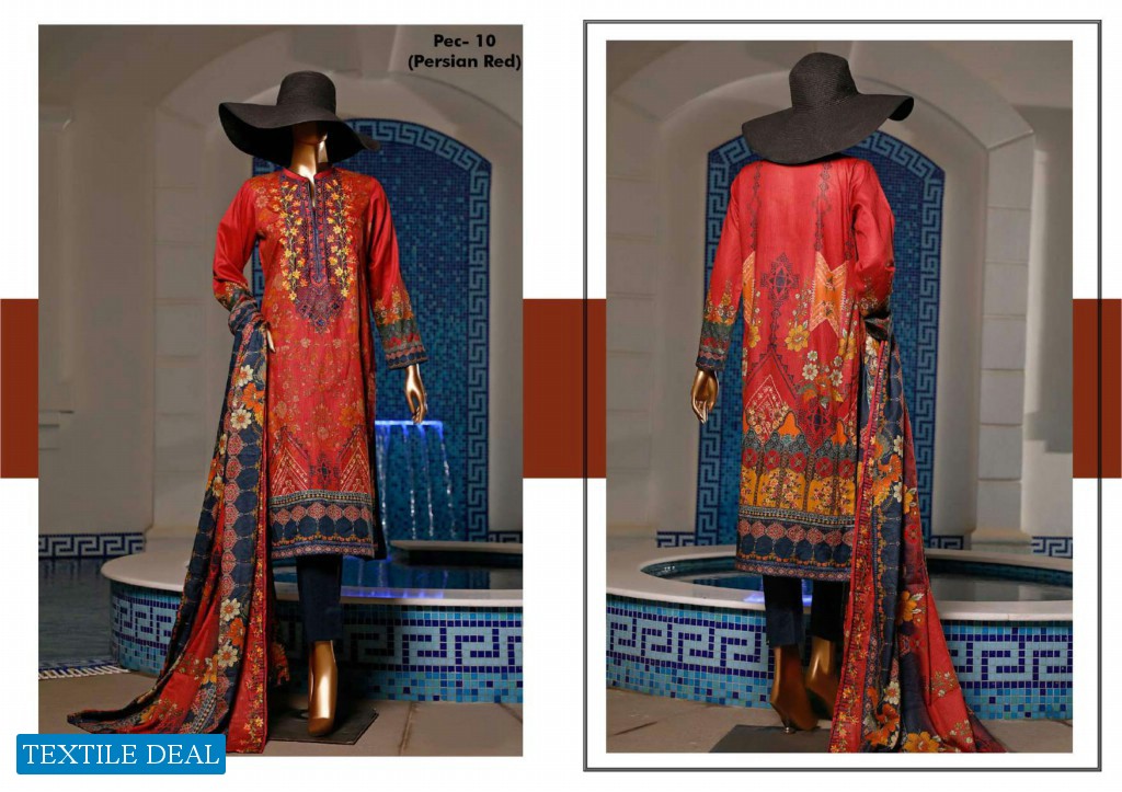 HZ Textile Premium Digital Embroidered Collection Wholesale branded Pakistani Salwar Suits