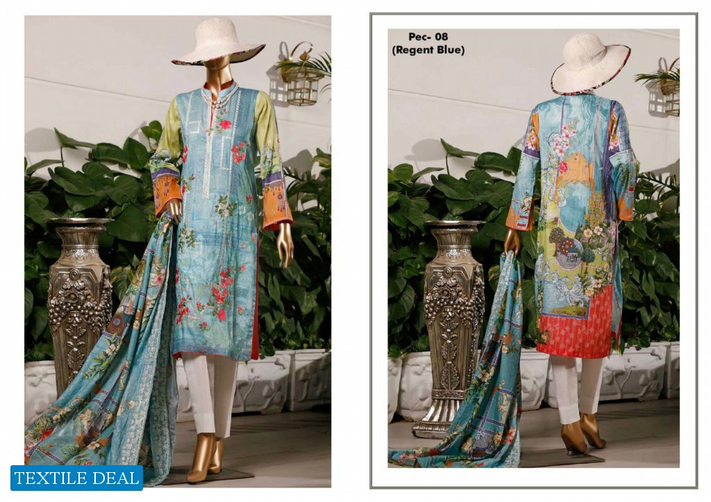 HZ Textile Premium Digital Embroidered Collection Wholesale branded Pakistani Salwar Suits