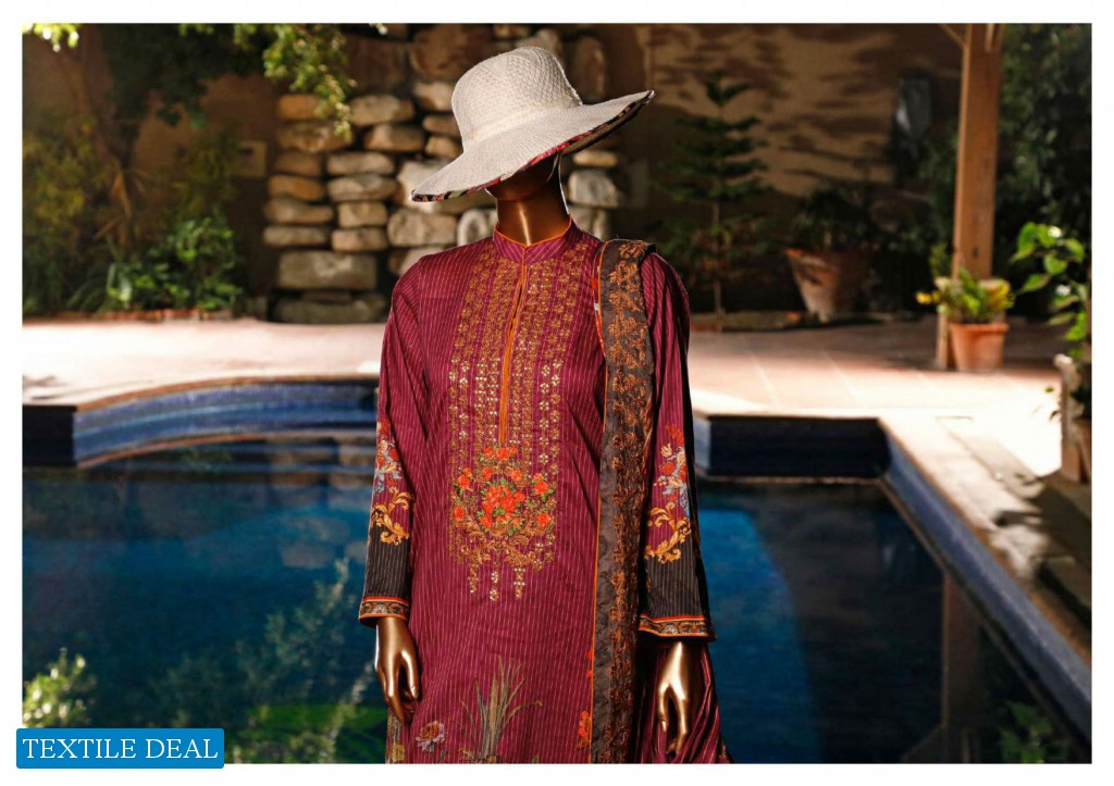 HZ Textile Premium Digital Embroidered Collection Wholesale branded Pakistani Salwar Suits