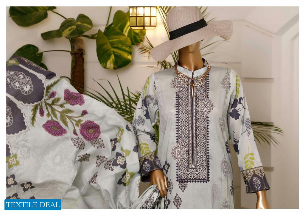 HZ Textile Premium Digital Embroidered Collection Wholesale branded Pakistani Salwar Suits