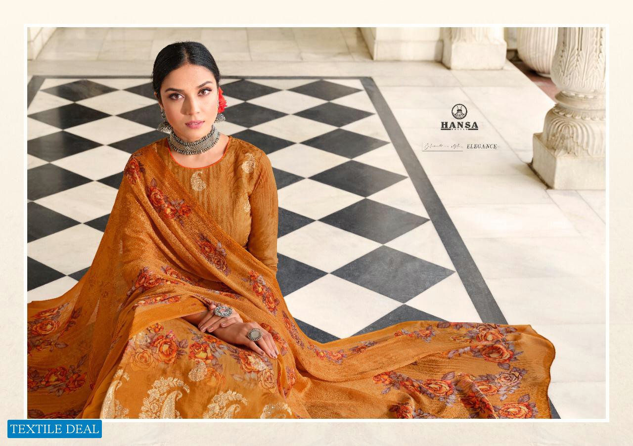 Hansa Banaras Vritcc Wholesale Pure Dola Jacquard Salwar Kameez