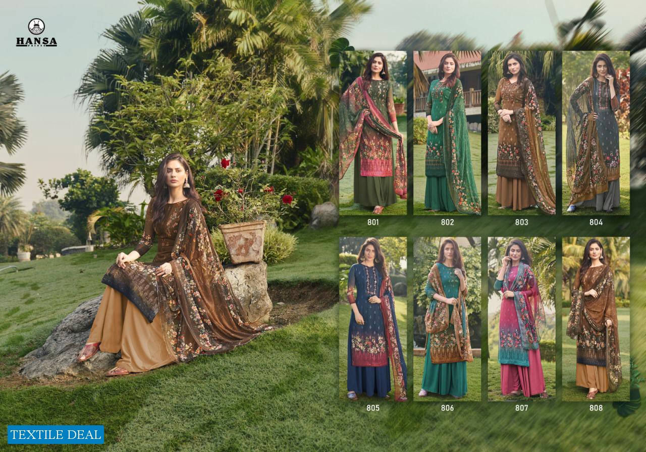 Hansa Hidaya Bhavya Wholesale Shopping Straight Salwar Kameez