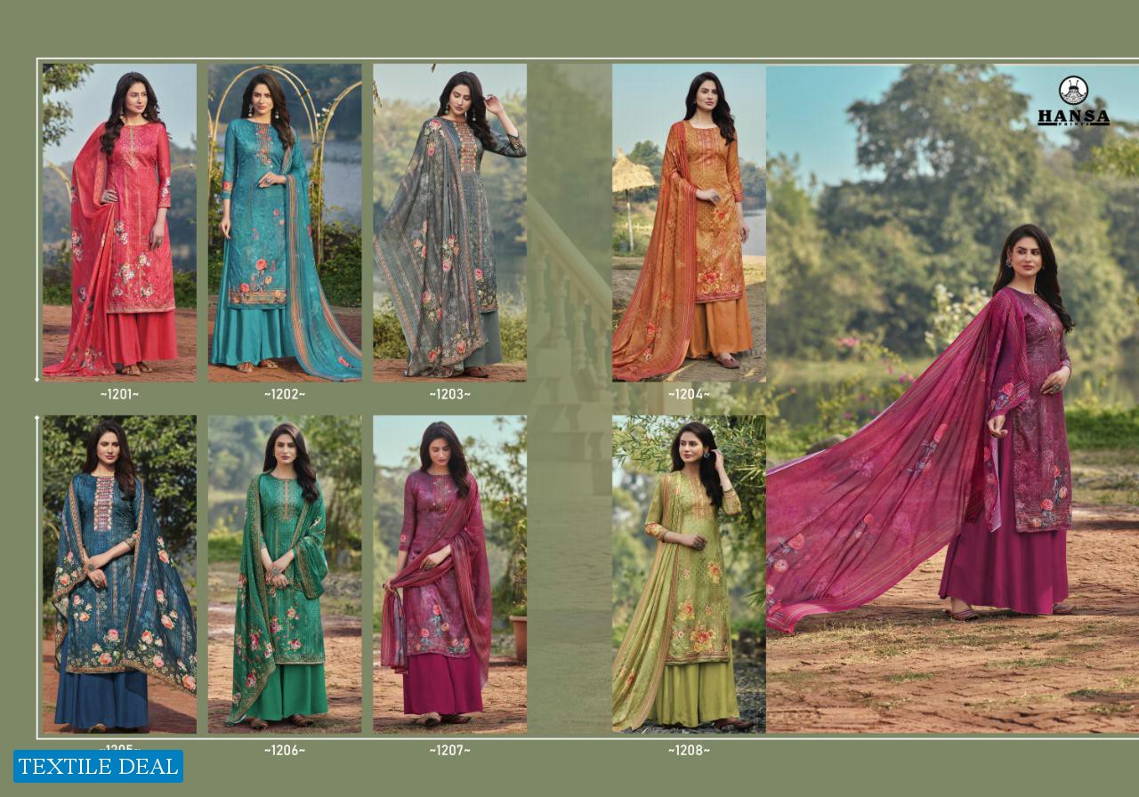 Hansa Hidaya Sabiha Wholesale Jam Cotton Salwar Kameez