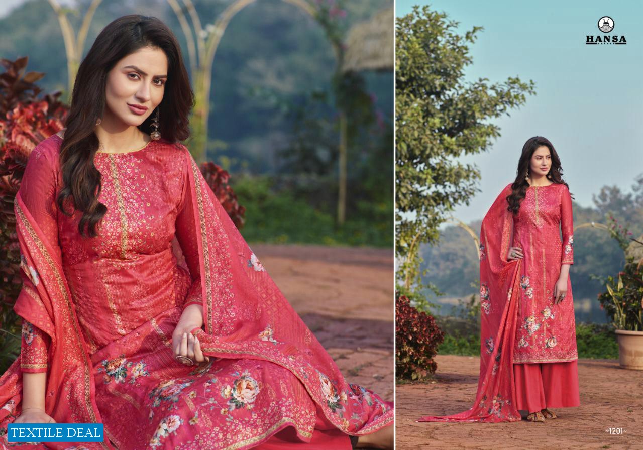 Hansa Hidaya Sabiha Wholesale Jam Cotton Salwar Kameez
