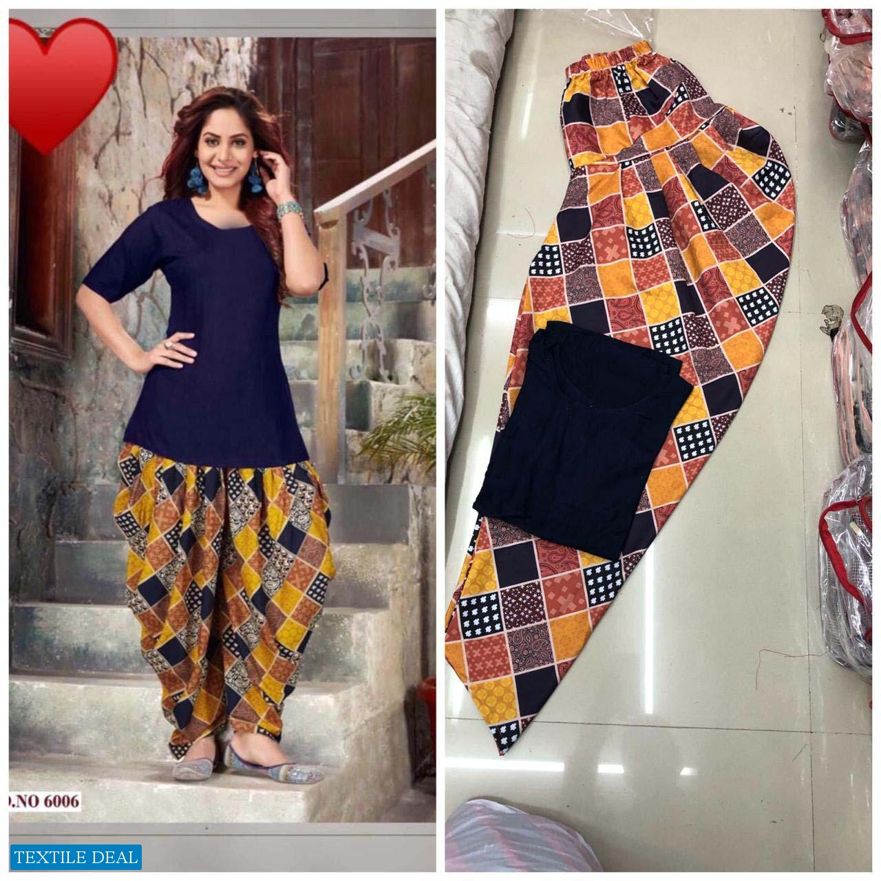 Har Bhole Creation Kurti and Dhoti Full Stitch Collection