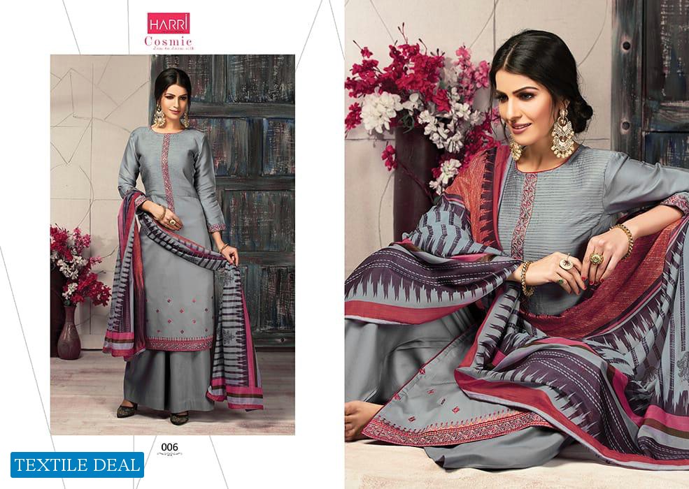 Harri Cosmic Wholesale Pure Jam Silk Dress Material