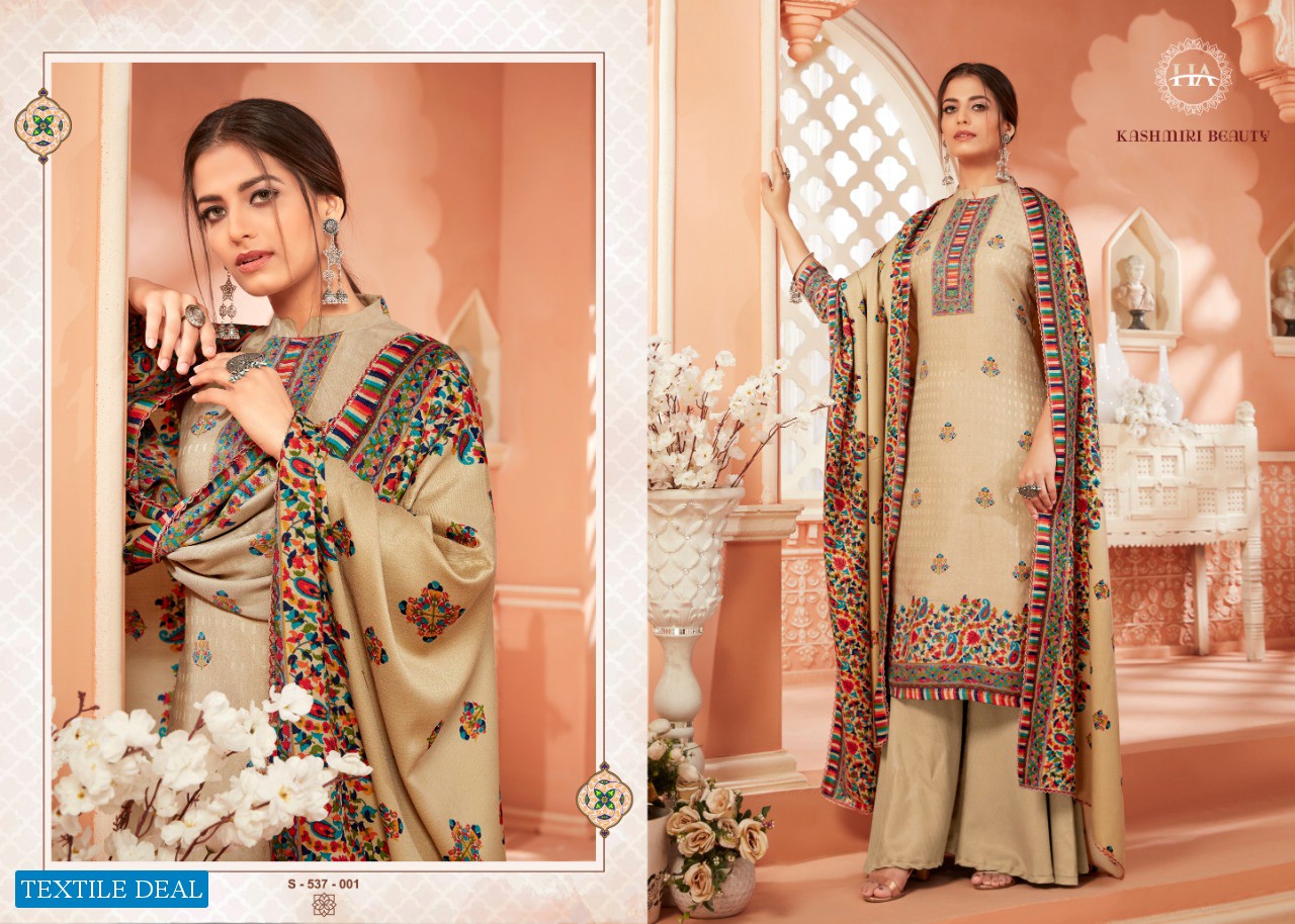 Harshit Kashmiri Beauty Wholesale Shopping Wool Pashmina Dress Material