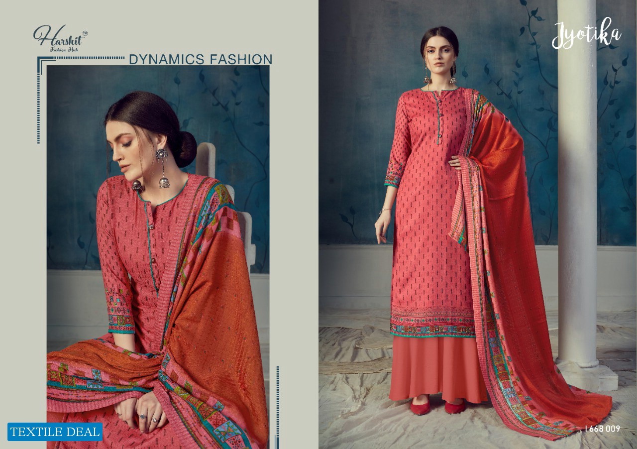 Harshit jyotika Wholesale Shopping Pure Wool Pashmina Dress Material