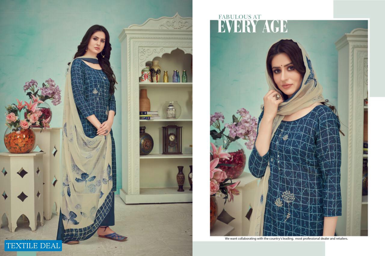 Hazzel Gulzar Wholesale Muslin Printed Dress Material