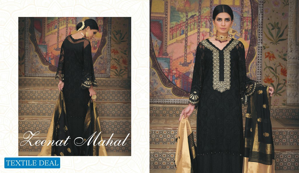 Honey Waqar Malika Serena Occasion Wear Chiffon Collection Wholesale Pakistani Dress