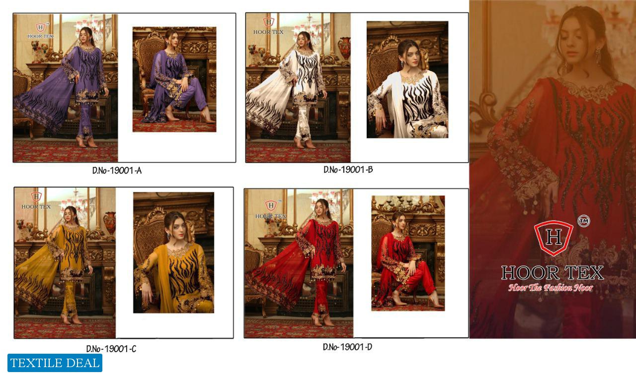 Hoor Tex 19001 Colour Pakistani Concept Catalog