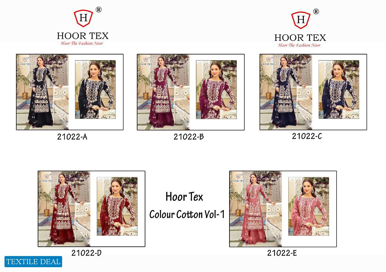 Hoor Tex 21022 Colour Wholesale Pakistani Concept Dress