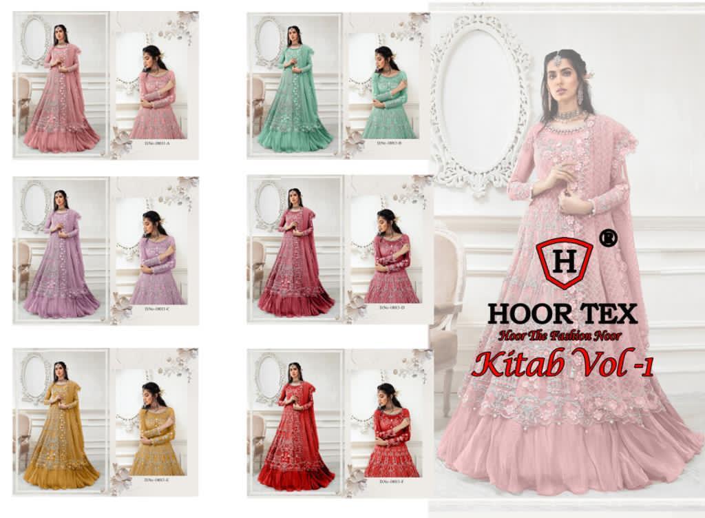 Hoor Tex Kitab Vol-1 Wholesale Designer Pakistani Catalog