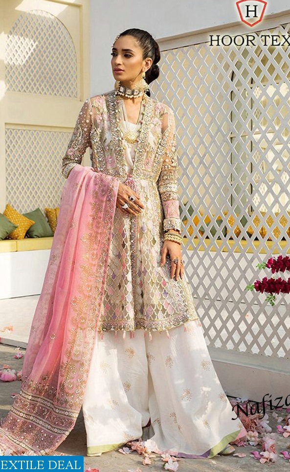 Hoor Tex Nafiza Colour Gold Vol-7 Pakistani Salwar Kameez