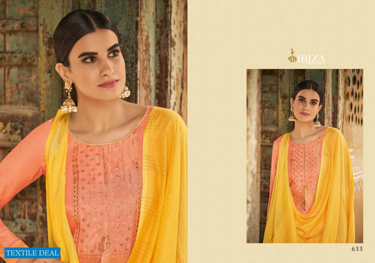 IBIZA LAUNCH BUNAI PURE SILK MINAKARI HEAVY DESIGNER STYLISH SALWAR SUITS WHOLESALER