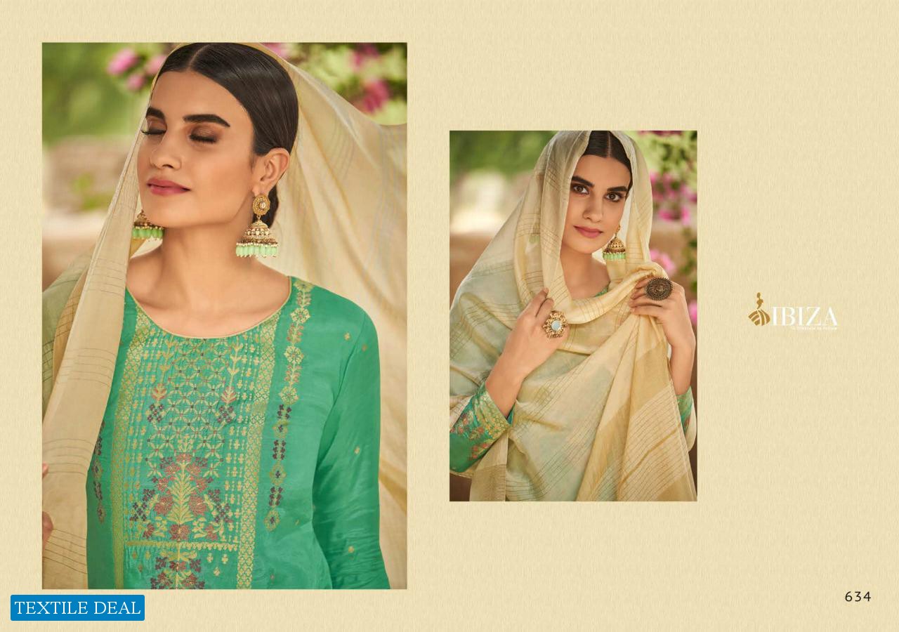 IBIZA LAUNCH BUNAI PURE SILK MINAKARI HEAVY DESIGNER STYLISH SALWAR SUITS WHOLESALER