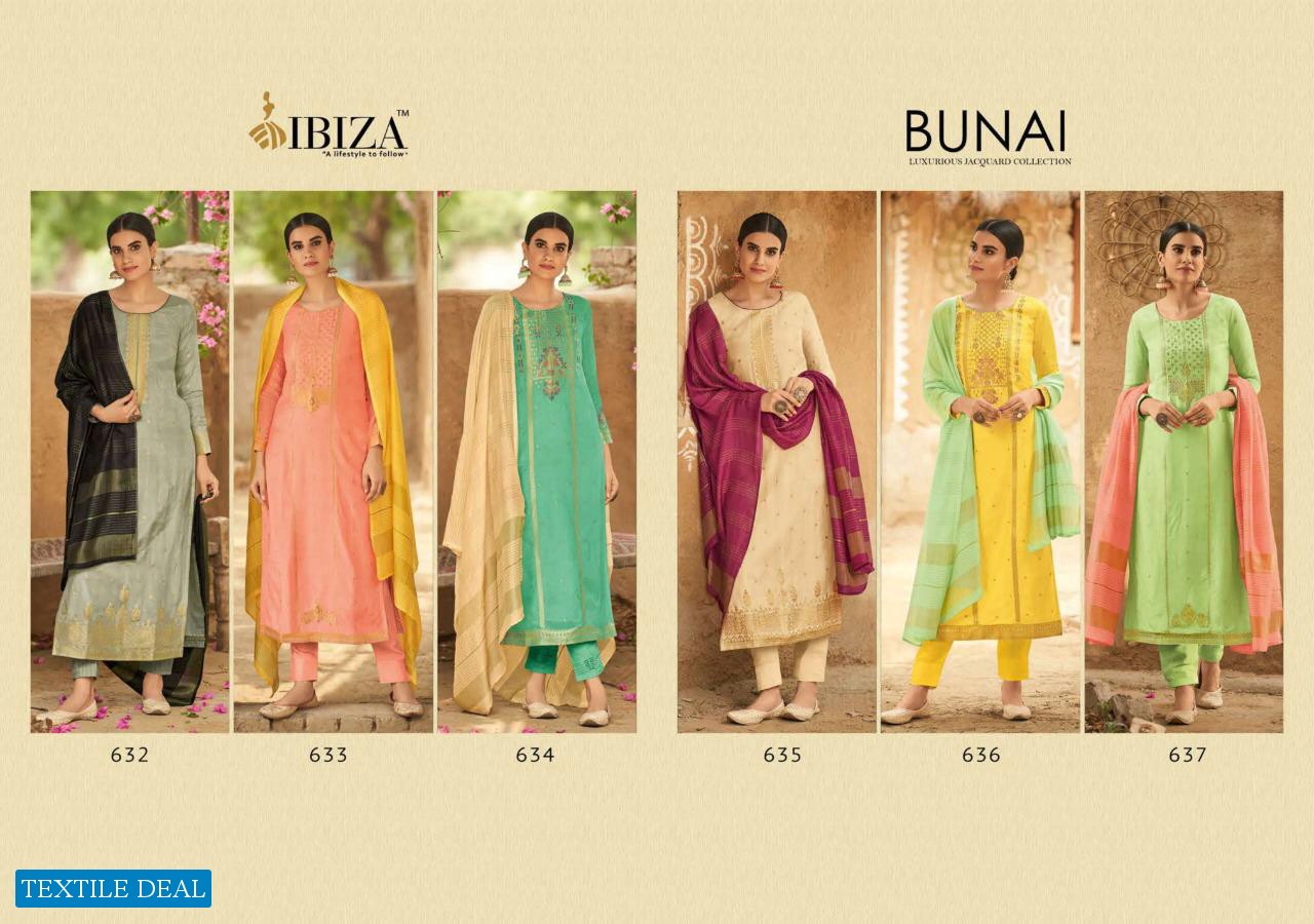 IBIZA LAUNCH BUNAI PURE SILK MINAKARI HEAVY DESIGNER STYLISH SALWAR SUITS WHOLESALER