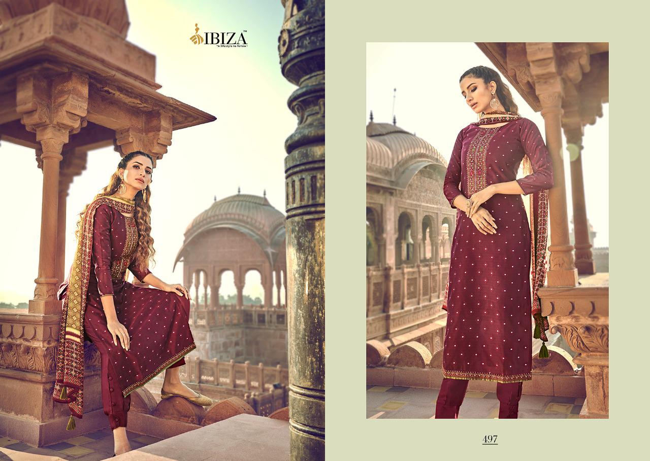 IBIZA LAUNCHING PATOLA BANARASI JACQUARD CLASSICAL SUIT AND SALWAR KAMEEZ