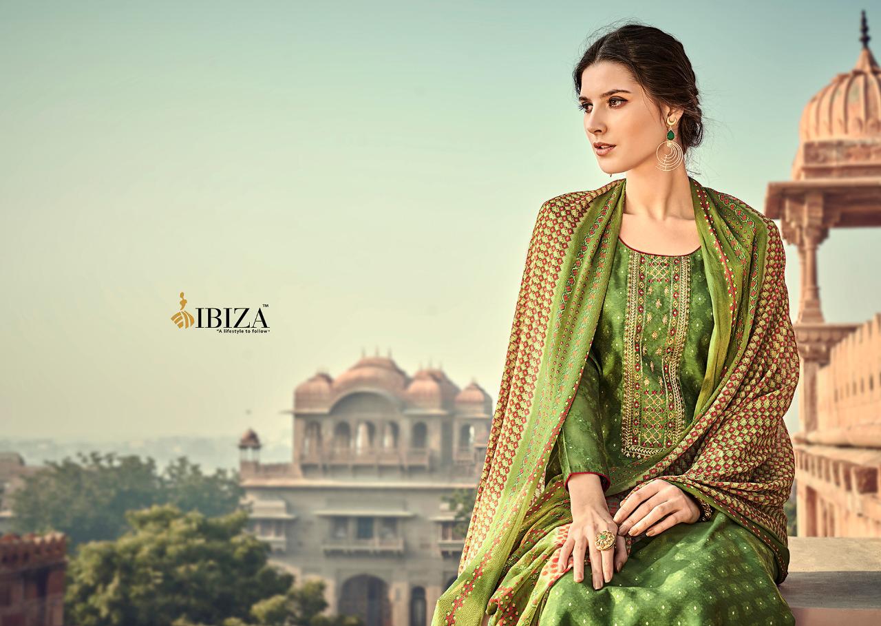 IBIZA LAUNCHING PATOLA BANARASI JACQUARD CLASSICAL SUIT AND SALWAR KAMEEZ