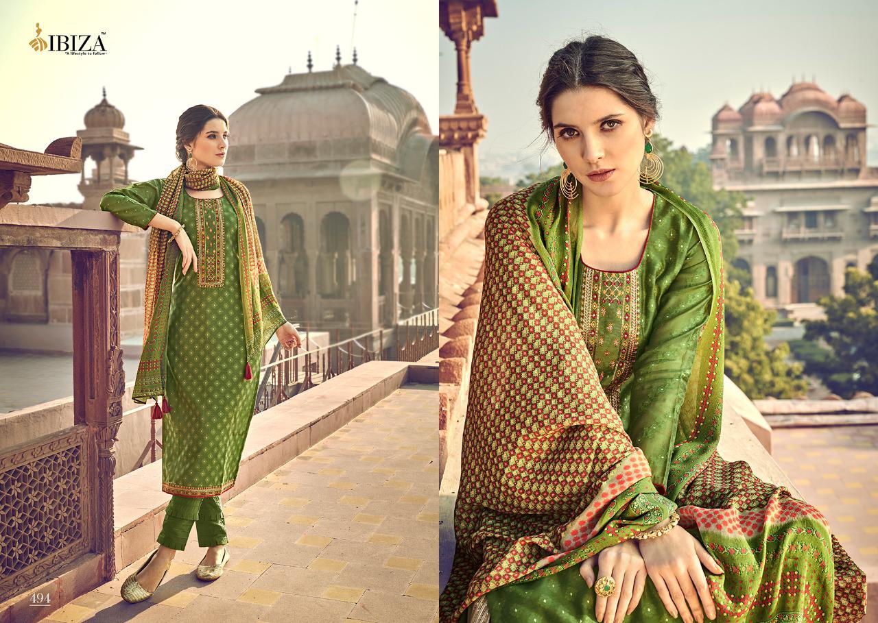 IBIZA LAUNCHING PATOLA BANARASI JACQUARD CLASSICAL SUIT AND SALWAR KAMEEZ