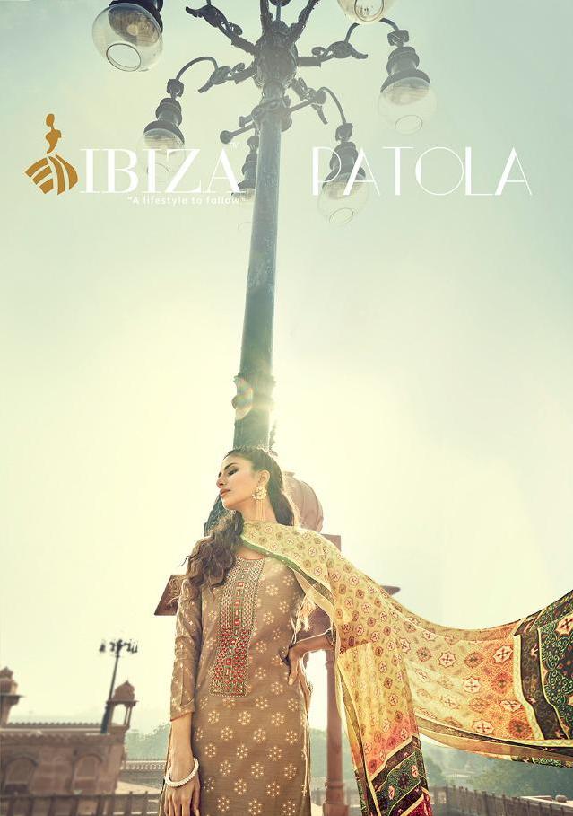 IBIZA LAUNCHING PATOLA BANARASI JACQUARD CLASSICAL SUIT AND SALWAR KAMEEZ
