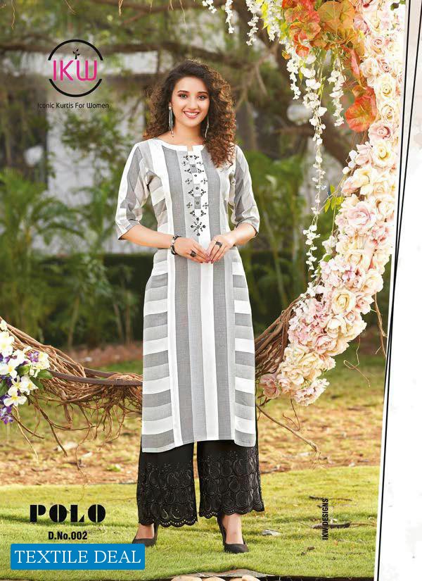 IKW Polo Wholesale Shopping Full stitched Hand touch Kurtis