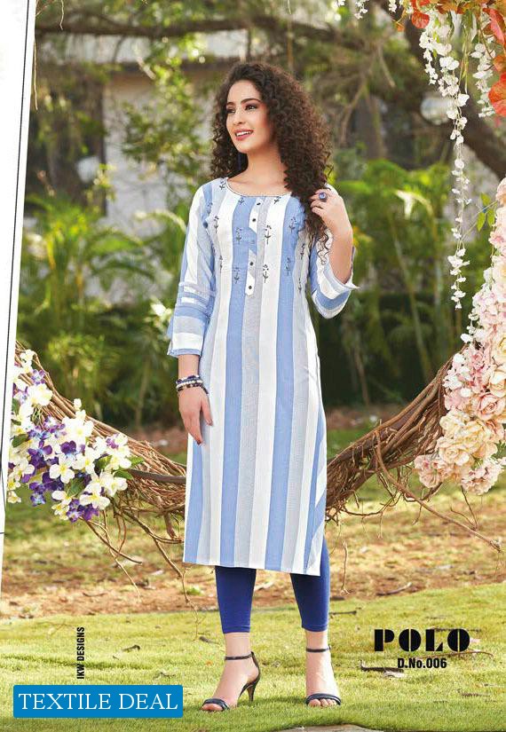 IKW Polo Wholesale Shopping Full stitched Hand touch Kurtis