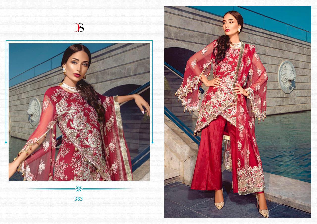 IMORZIA VOL 16 BY DEEPSY PARTY WEAR NET WITH WORK PAKISTANI SUITS CONCEPT