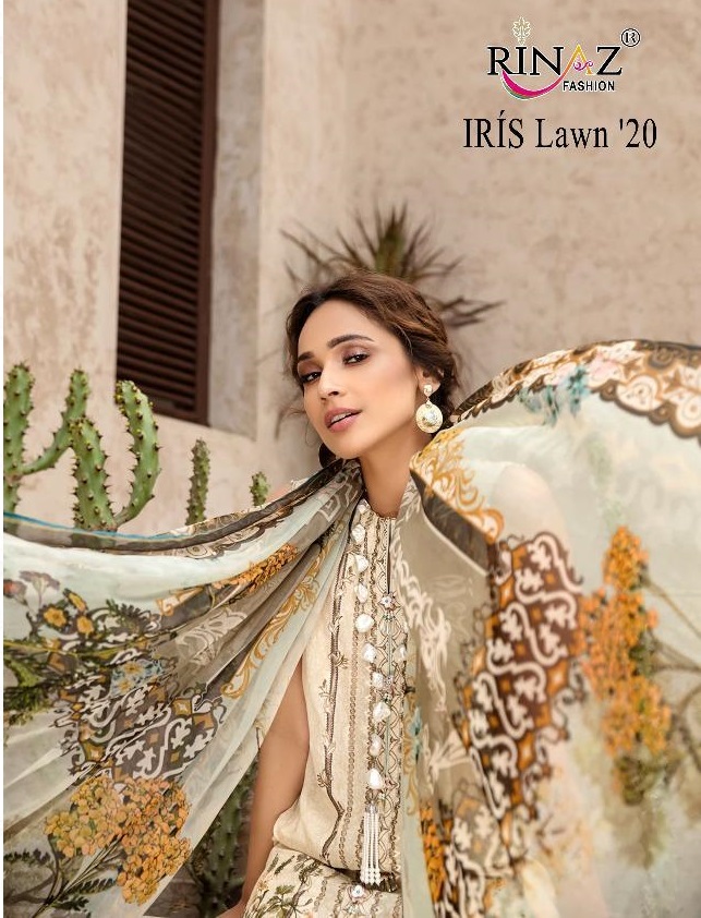 IRIS LAWN 20 BY RINAZ JAM SILK PAKISTANI DRESS WHOLESALER