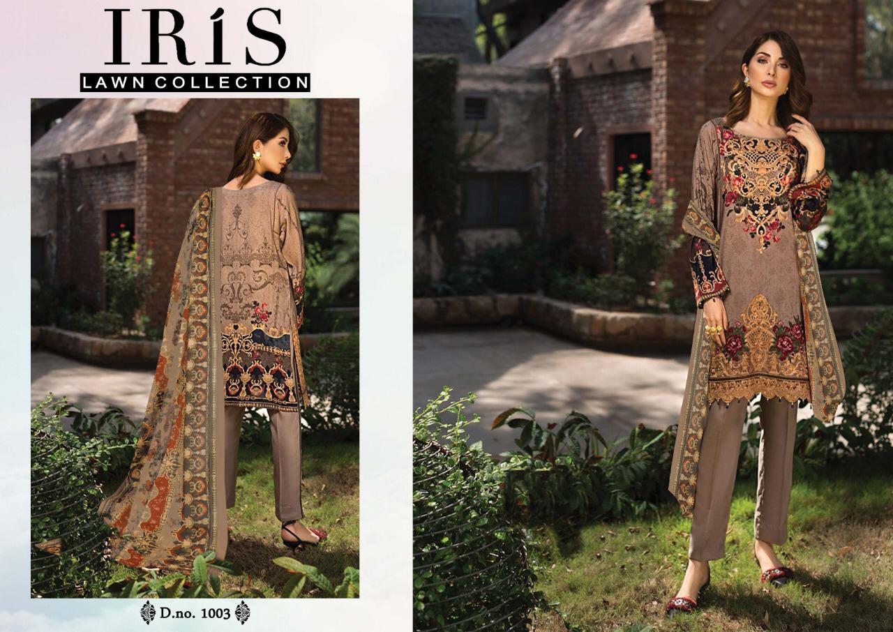 IRIS LAWN COLLECTION CASUAL WEAR PAKISTANI LAWN SALWAR SUIT SELLER
