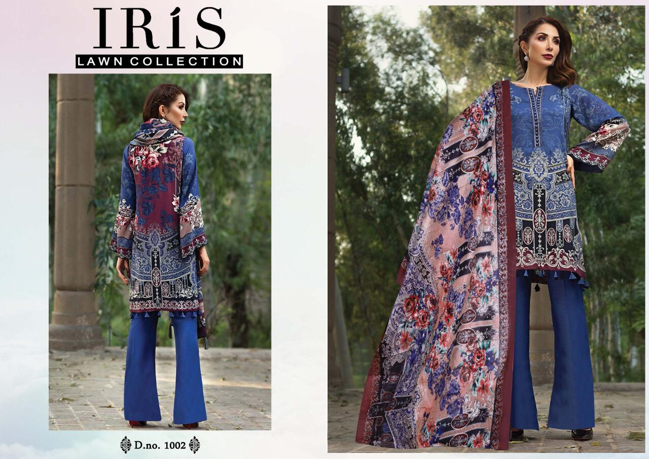 IRIS LAWN COLLECTION CASUAL WEAR PAKISTANI LAWN SALWAR SUIT SELLER