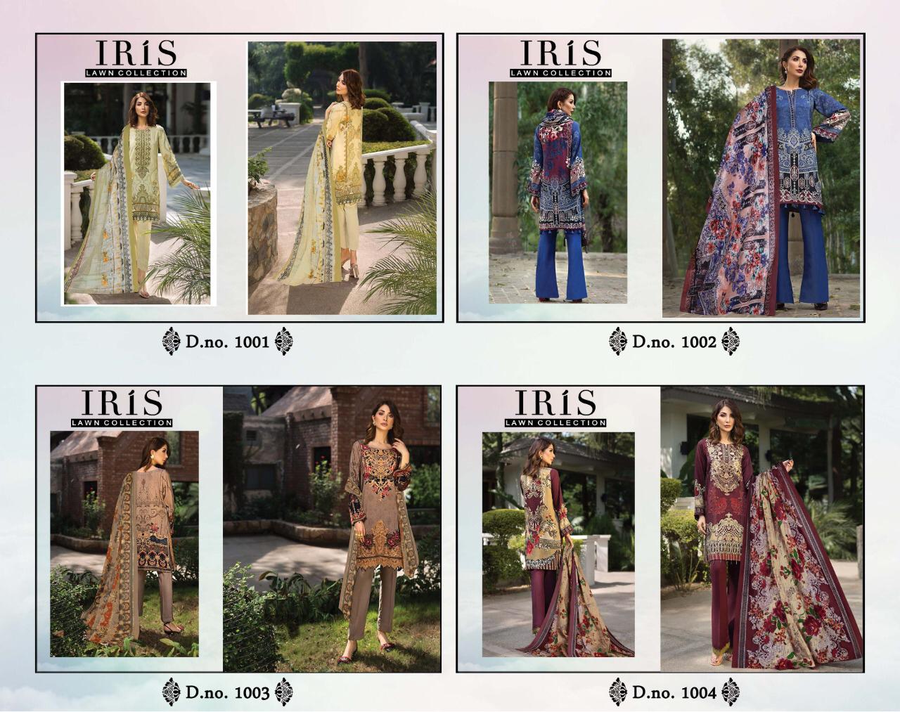 IRIS LAWN COLLECTION CASUAL WEAR PAKISTANI LAWN SALWAR SUIT SELLER