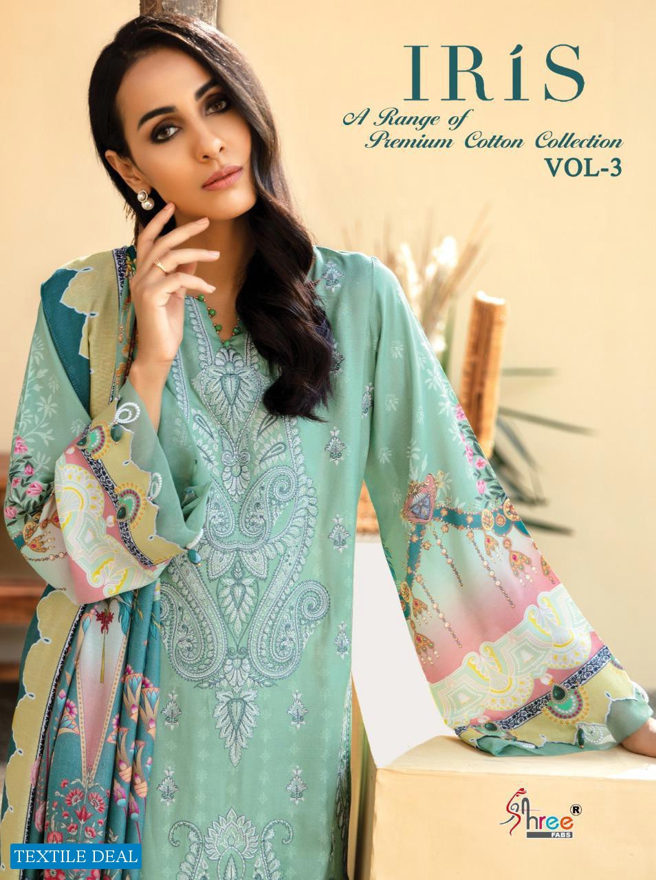 IRIS VOL 3 BY SHREE FAB JAM COTTON PRINT PAKISTANI SALWAR KAMEEZ CONCEPT IN SURAT MARKET