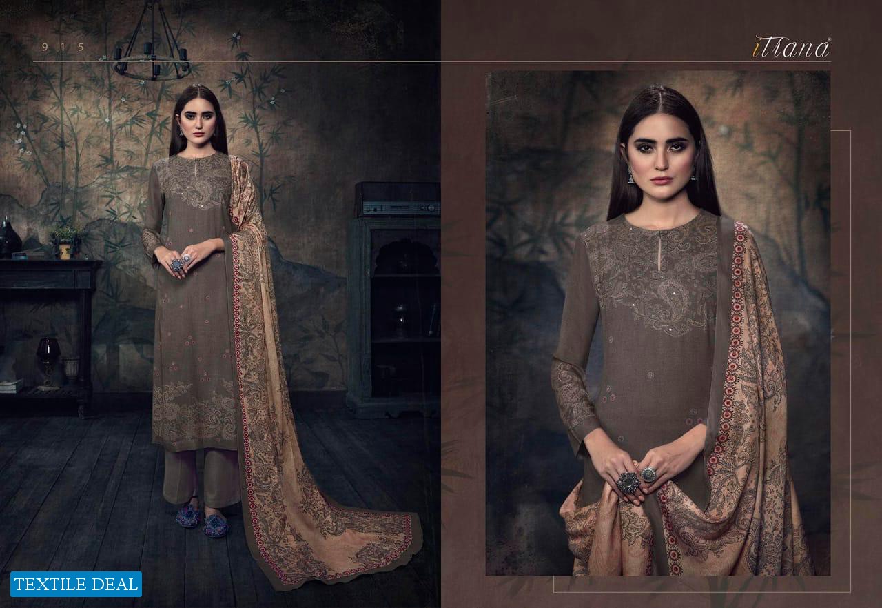 ITRANA PAISLEY VISCOSE MODAL DIGITAL PRINT WITH HANDWORK DRESS DESIGNS COLLECTION