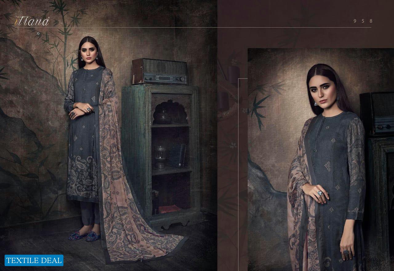 ITRANA PAISLEY VISCOSE MODAL DIGITAL PRINT WITH HANDWORK DRESS DESIGNS COLLECTION