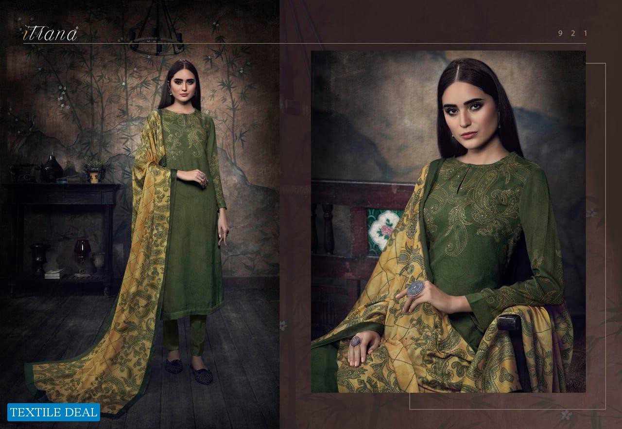 ITRANA PAISLEY VISCOSE MODAL DIGITAL PRINT WITH HANDWORK DRESS DESIGNS COLLECTION