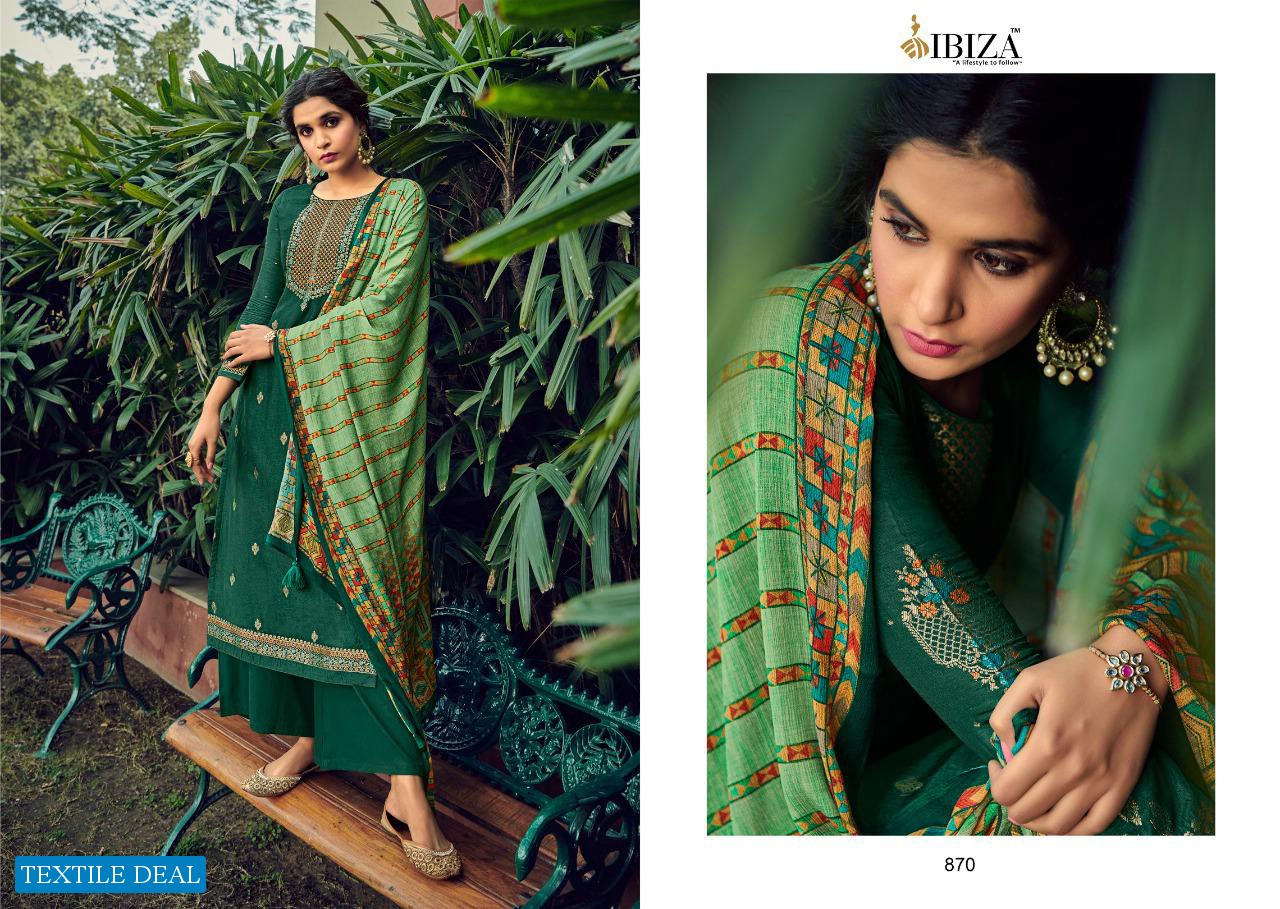 Ibiza Hunar Wholesale Pure VIscose Straight Salwar Kameez