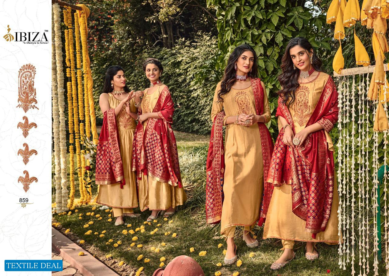 Ibiza Sairaa Wholesale Pure Green Silk Designer Salwar Suits