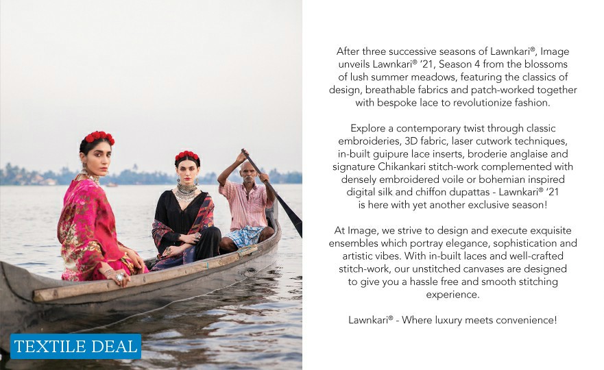 Image Established in 1993 Lawnkari 2021 Branded Pakistani Dress