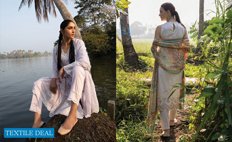 Image Established in 1993 Lawnkari 2021 Branded Pakistani Dress