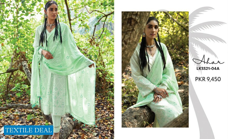 Image Established in 1993 Lawnkari 2021 Branded Pakistani Dress